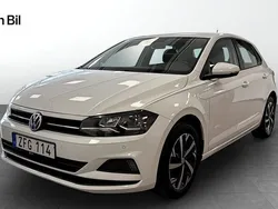 Vit (pure white) Begagnad 2018 VW Polo Halvkombi | 159 900 kr (Marknadspris)
