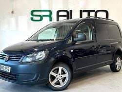 Blå Begagnad 2014 VW Caddy Maxi Minibuss | 69 900 kr (Bra pris)