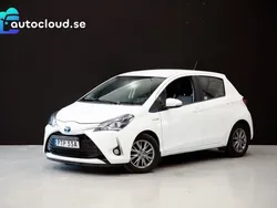 Vit Begagnad 2019 Toyota Yaris Hybrid Active Halvkombi | 138 800 kr (Marknadspris)