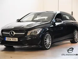 Svart Begagnad 2015 Mercedes CLA220 Shooting Brake AMG Kombi | 179 900 kr (Bra pris)