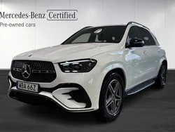 Vit (white) Begagnad 2024 Mercedes GLE350e Advanced Plus SUV | 889 900 kr