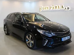 Svart Begagnad 2017 Kia Optima Sport Kombi | 169 900 kr (Bra pris)