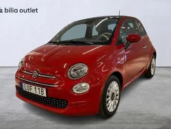 Röd Begagnad 2020 Fiat 500 Lounge Halvkombi | 124 900 kr (Marknadspris)