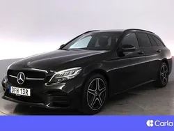 Svart Begagnad 2021 Mercedes C300e AMG Kombi | 322 900 kr (Bra pris)