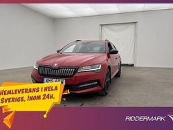 Röd Begagnad 2021 Skoda Superb SportLine Kombi | 254 900 kr (Marknadspris)