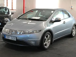 Ljusblå Begagnad 2007 Honda Civic Sport Halvkombi | 84 900 kr (Lite dyr)