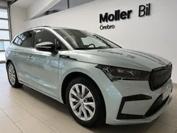 Silver (arctic silver metallic) Begagnad 2022 Skoda Enyaq iV SportLine SUV | 389 900 kr (Superpris)
