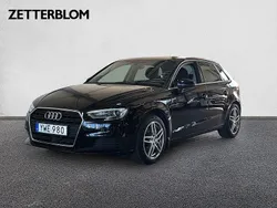 Svart Begagnad 2017 Audi A3 Sportback Halvkombi | 144 900 kr (Marknadspris)