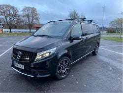 Svart Begagnad 2021 Mercedes V250 AMG Minibuss | 640 000 kr (Dyr)