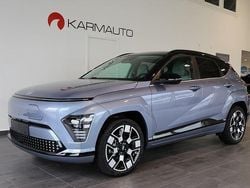 Blå (blå med svart tak) Ny 2024 Hyundai Kona Advanced SUV | 407 800 kr (Marknadspris)