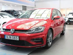 Röd Begagnad 2018 VW Golf VII R-line Halvkombi | 179 900 kr (Marknadspris)