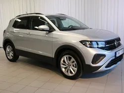 Silver (reflex silver metallic) Ny 2024 VW T-Cross Life SUV | 282 200 kr (Marknadspris)