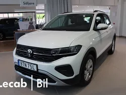 Vit (pure white) Begagnad 2024 VW T-Cross SUV | 214 500 kr (Marknadspris)