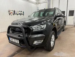 Svart Begagnad 2017 Ford Ranger Wildtrack Pickup | 162 500 kr