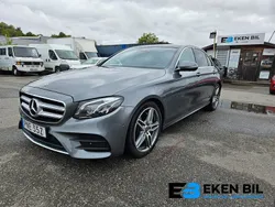 Grå Begagnad 2018 Mercedes E220 AMG line Sedan | 327 500 kr (Lite dyr)