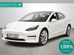 Vit Begagnad 2020 Tesla Model 3 Long Range AWD Sedan | 289 900 kr (Marknadspris)