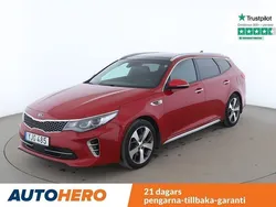 Röd Begagnad 2016 Kia Optima GT-Line Kombi | 145 000 kr (Marknadspris)