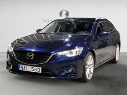 Blå Begagnad 2013 Mazda 6 Optimum Kombi | 124 900 kr (Marknadspris)