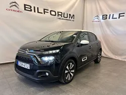 Svart Begagnad 2022 Citroën C3 Exclusive Halvkombi | 144 900 kr (Marknadspris)