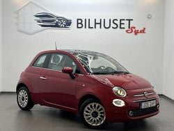 Röd Begagnad 2018 Fiat 500 Lounge Halvkombi | 118 500 kr (Marknadspris)