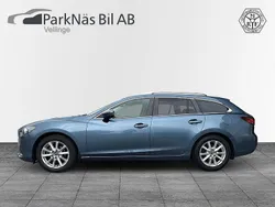 Blå (blå metallic) Begagnad 2012 Mazda 6 Kombi | 99 900 kr (Marknadspris)