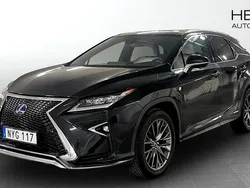 Svart (black) Begagnad 2016 Lexus RX450h Sport Line SUV | 299 700 kr (Dyr)