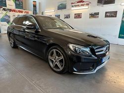 Svart Begagnad 2017 Mercedes C220 AMG line Kombi | 184 900 kr (Lite dyr)