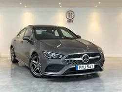 Mörkgrå Begagnad 2019 Mercedes CLA180 AMG Sedan | 299 900 kr (Marknadspris)