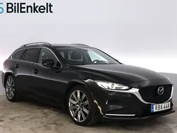 Svart Begagnad 2019 Mazda 6 Optimum Kombi | 249 900 kr