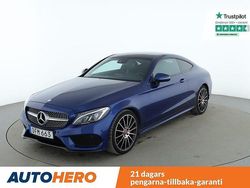 Blå Begagnad 2015 Mercedes C180 AMG line Sportkupé | 209 000 kr (Marknadspris)