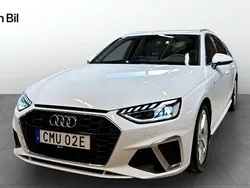Glaciärvit metallic Begagnad 2023 Audi A4 S-Line Kombi | 369 000 kr (Bra pris)