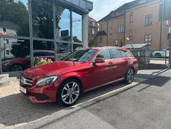 Röd Begagnad 2017 Mercedes C350e Avantgarde Kombi | 199 900 kr