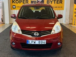 Röd Begagnad 2011 Nissan Note Minibuss | 29 900 kr (Marknadspris)