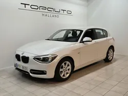 Vit Begagnad 2014 BMW 116 Sport Line Halvkombi | 109 900 kr (Marknadspris)