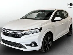 Vit (white) Ny 2025 Dacia Sandero Expression Halvkombi | 219 900 kr (Bra pris)