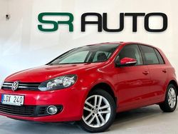 Röd Begagnad 2010 VW Golf VI Halvkombi | 56 900 kr (Lite dyr)