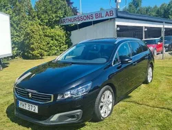 Svart Begagnad 2016 Peugeot 508 Allure Kombi | 88 000 kr (Marknadspris)
