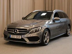 Grå Begagnad 2017 Mercedes C220 AMG Kombi | 239 900 kr (Lite dyr)
