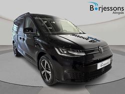Svart Ny 2025 VW Caddy Maxi Minibuss | 459 900 kr (Marknadspris)