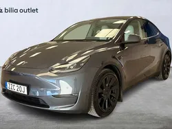 Grå Begagnad 2021 Tesla Model Y Long Range AWD SUV | 414 900 kr (Marknadspris)