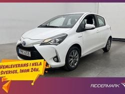 Vit Begagnad 2018 Toyota Yaris Hybrid Active Halvkombi | 139 800 kr (Marknadspris)