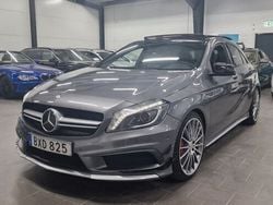 Mörkgrå (grå) Begagnad 2014 Mercedes A45 AMG AMG Halvkombi | 279 900 kr (Marknadspris)