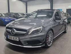 Mörkgrå (grå) Begagnad 2014 Mercedes A45 AMG AMG Halvkombi | 279 900 kr (Marknadspris)
