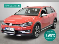 Röd Begagnad 2017 VW Golf Alltrack Kombi | 199 900 kr (Marknadspris)