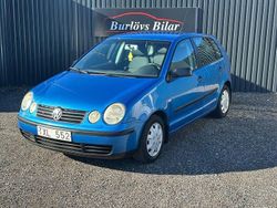 Blå Begagnad 2002 VW Polo Basis Halvkombi | 19 800 kr (Marknadspris)