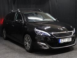Svart Begagnad 2014 Peugeot 308 SW Allure Kombi | 89 900 kr