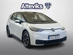 Vit Begagnad 2020 VW ID.3 Pro Performance Halvkombi | 198 900 kr (Marknadspris)
