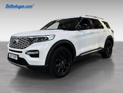 Vit Begagnad 2021 Ford Explorer Platinum SUV | 443 900 kr (Marknadspris)