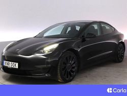 Svart Begagnad 2022 Tesla Model 3 Performance Sedan | 367 900 kr (Marknadspris)