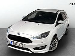 Vit (white) Begagnad 2018 Ford Focus ST-Line Kombi | 149 900 kr (Bra pris)